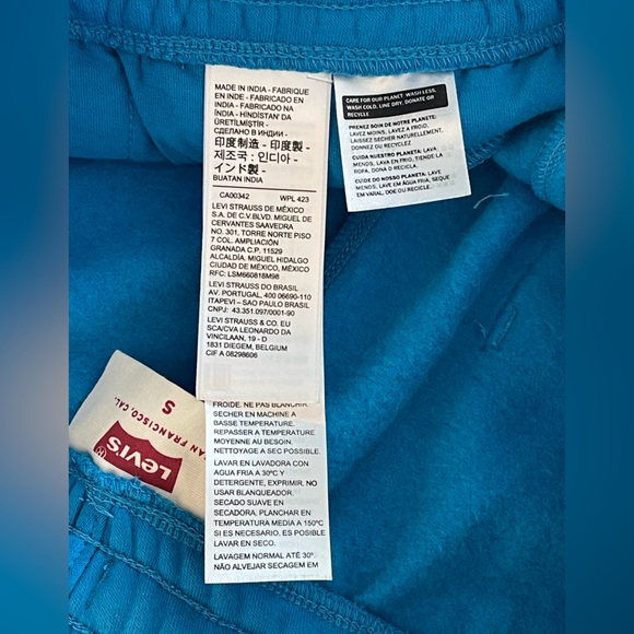 Levi’s Sweatpants Blue New With Tags - Picture 8 of 9